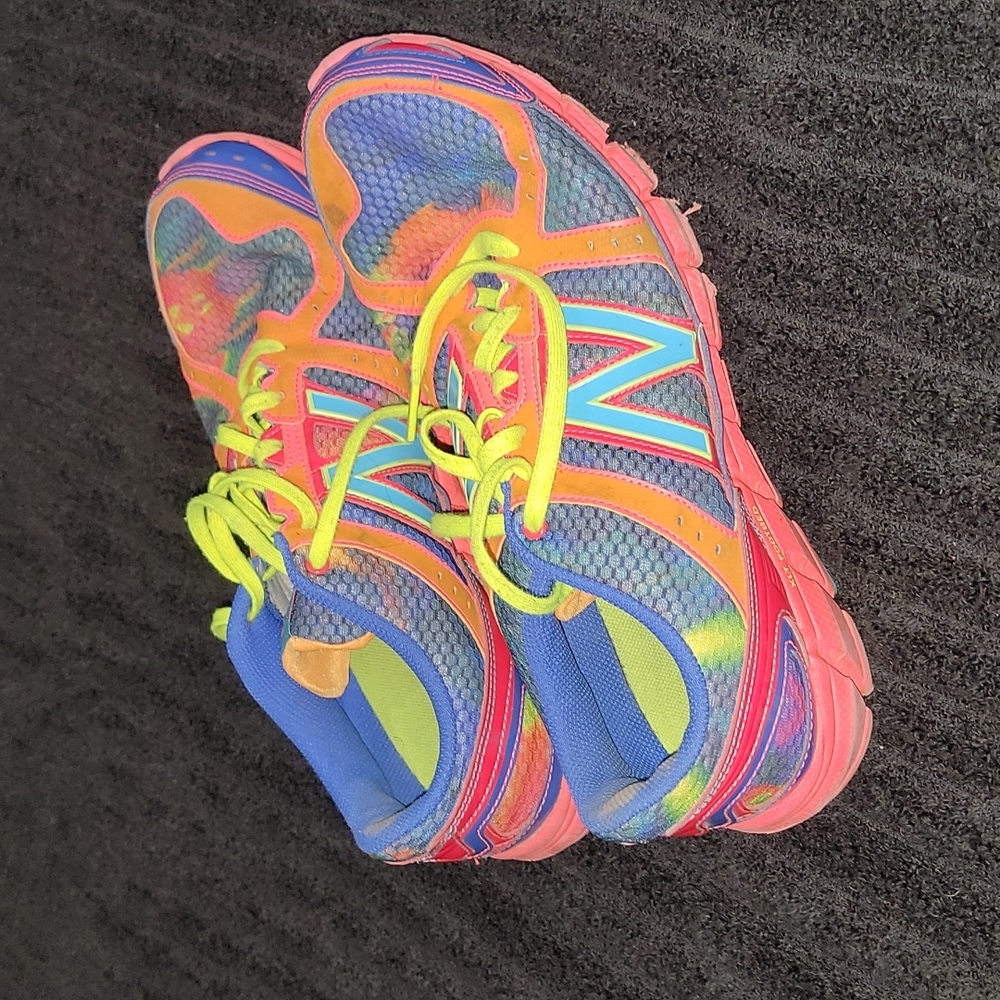 New Balance, rainbow, running shoes, 11w